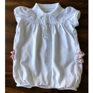 Ralph Lauren Bubble Floral One Piece Baby Girl